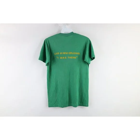 Vintage 80s Mens Small Faded Maze Live in New Orleans R&B Band Tour T-Shirt USA